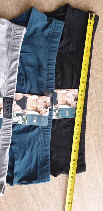 4×męskie majtki slipy 2XL, bawełna