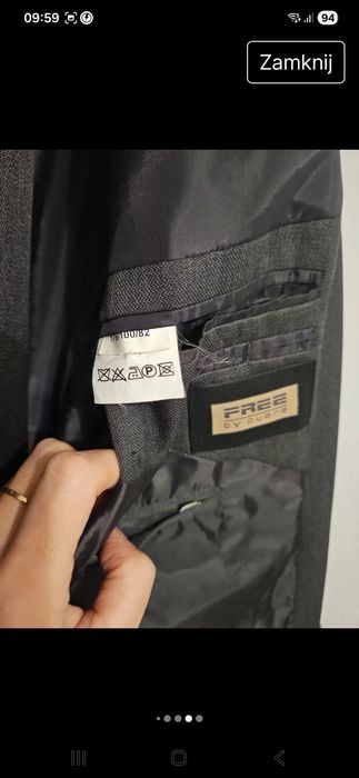 Garnitur męski 176cm