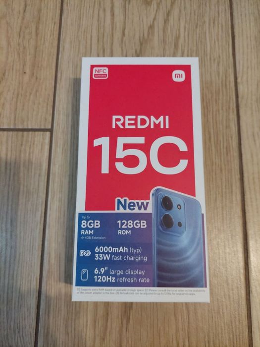 XIAOMI Redmi 15C 4G 4/128GB 6.9" 120Hz Niebieski