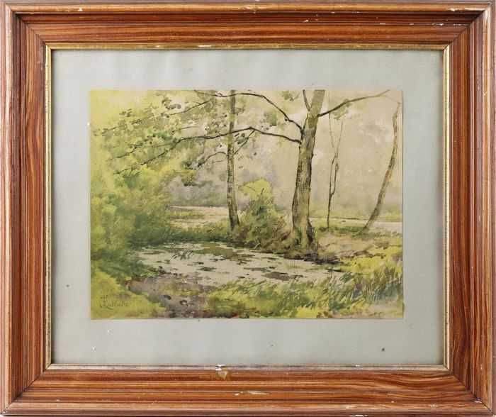 Pintura original de Leteurtre - Séc XIX