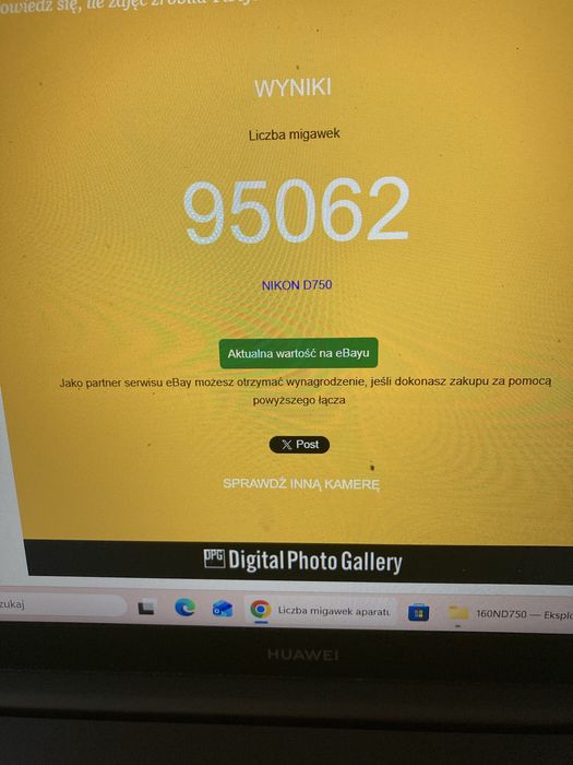 Nikon d750 body uszkodzone gniazdo