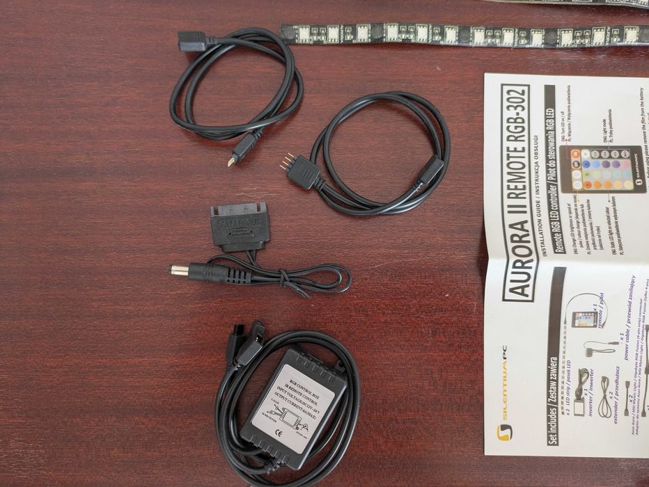 Paski LED do komputera SilentumPC Aurora II Remote rgb-302