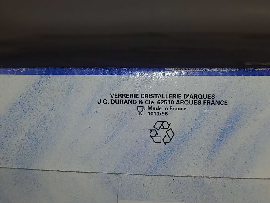 Patera szkło, kolor kobaltowy, oryginalna francuska