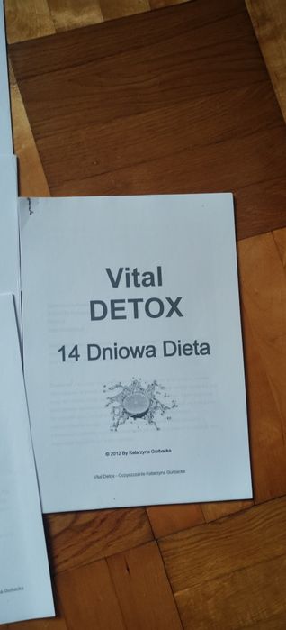 Katarzyna Gurbacka 14 dniowa dieta detox+ 30 przepisów+ koktajle oczys