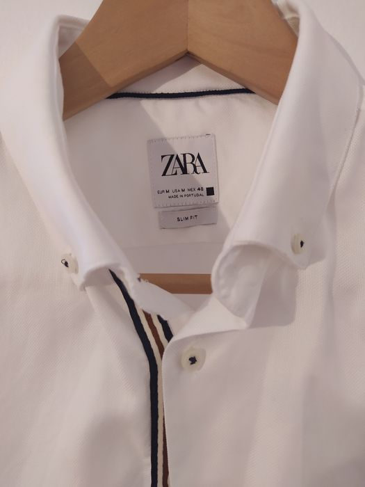 Camisa Zara slim fit tamanho M (40)