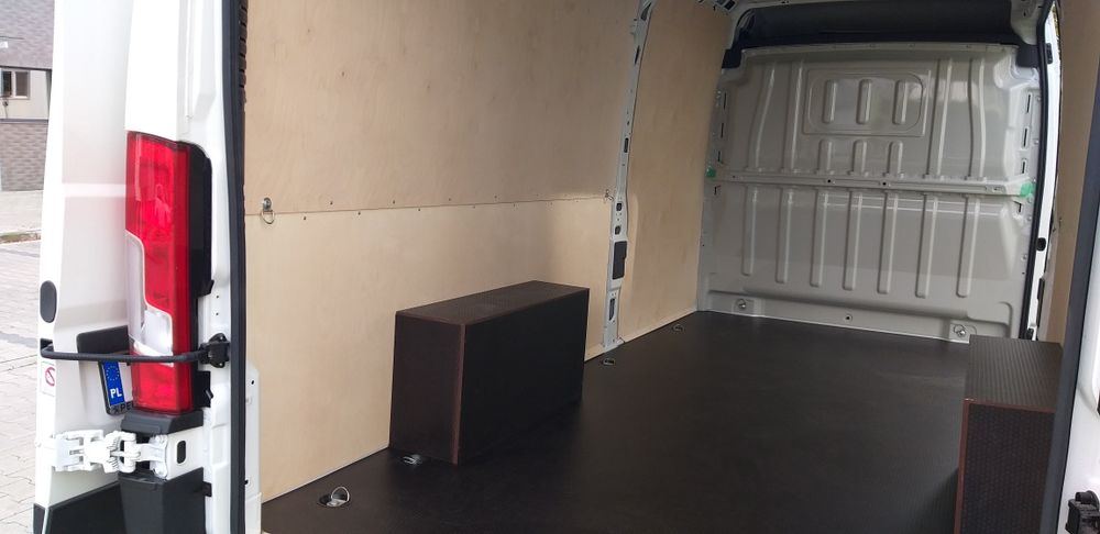 Zabudowa busa, paki Ducato Boxer Jumper -  podłoga, boki, nadkola