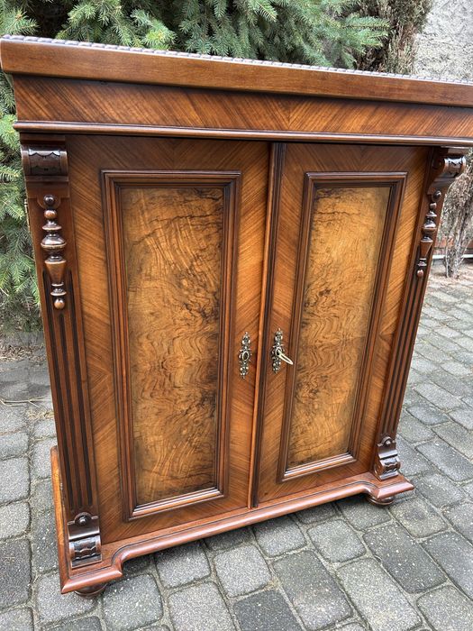 Antyczna Komoda Ekletyczna Antyk Szafka Kredens Uniakt Po Renowacji