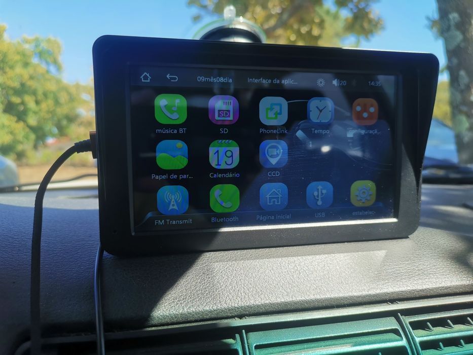 Portable car player  carplay androide auto