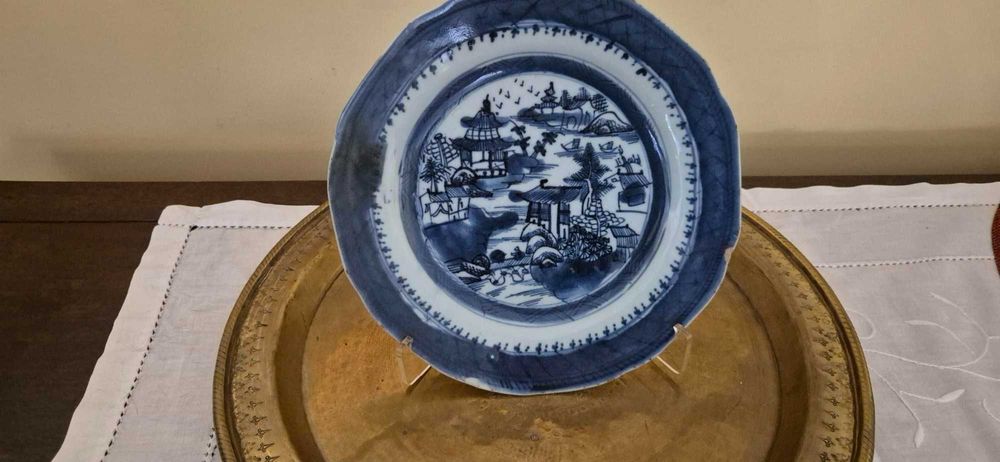 Prato porcelana oriental