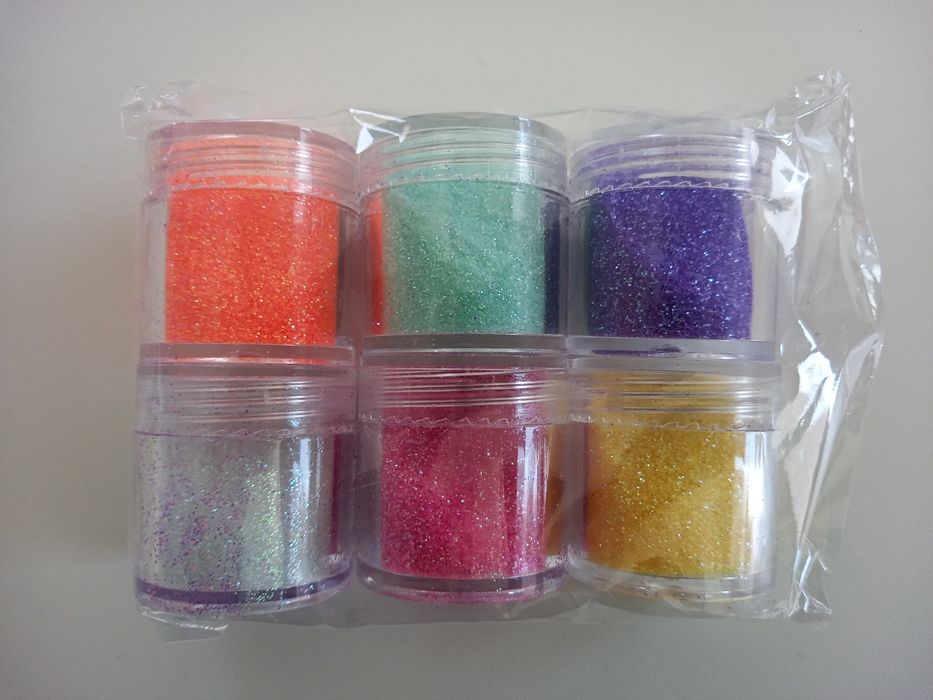 Purpurinas para unhas Novas 12 caixinhas