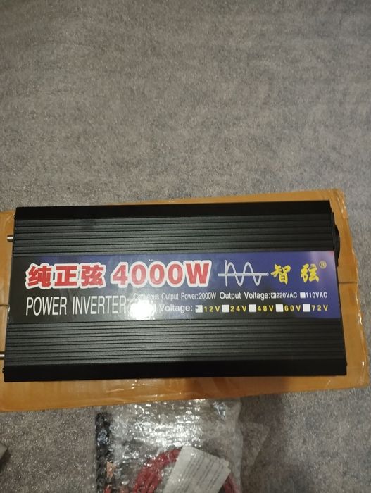 Інвертор 4000w Инвертор 12 220 Перетворювач напруги