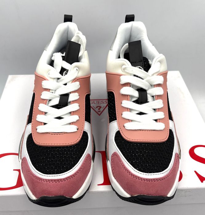 ‼️Nowe oryginalne sneakersy GUESS Typical4 różowe 37 AZ 046 damskie
