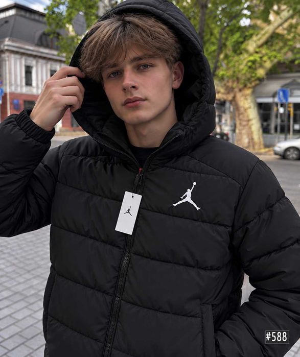 Nike Jordan Черный Микро Пуховик