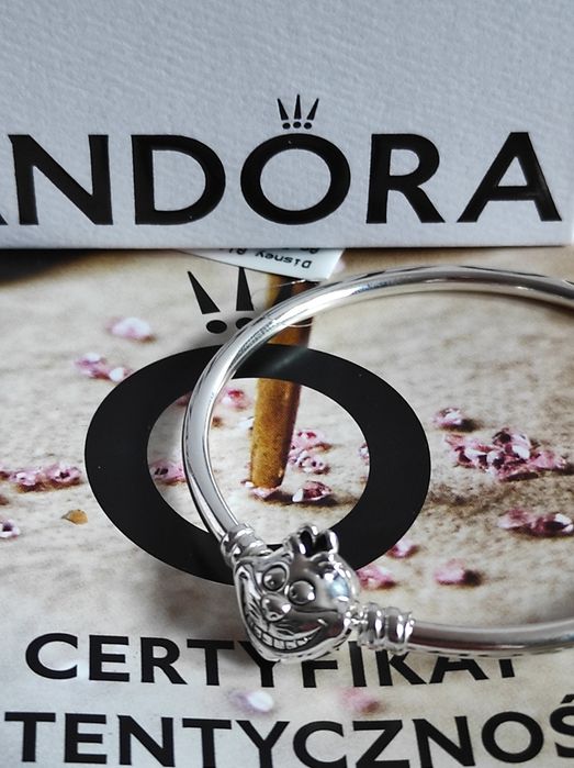 Oryginalna bangle Pandora Alicja w krainie czarów