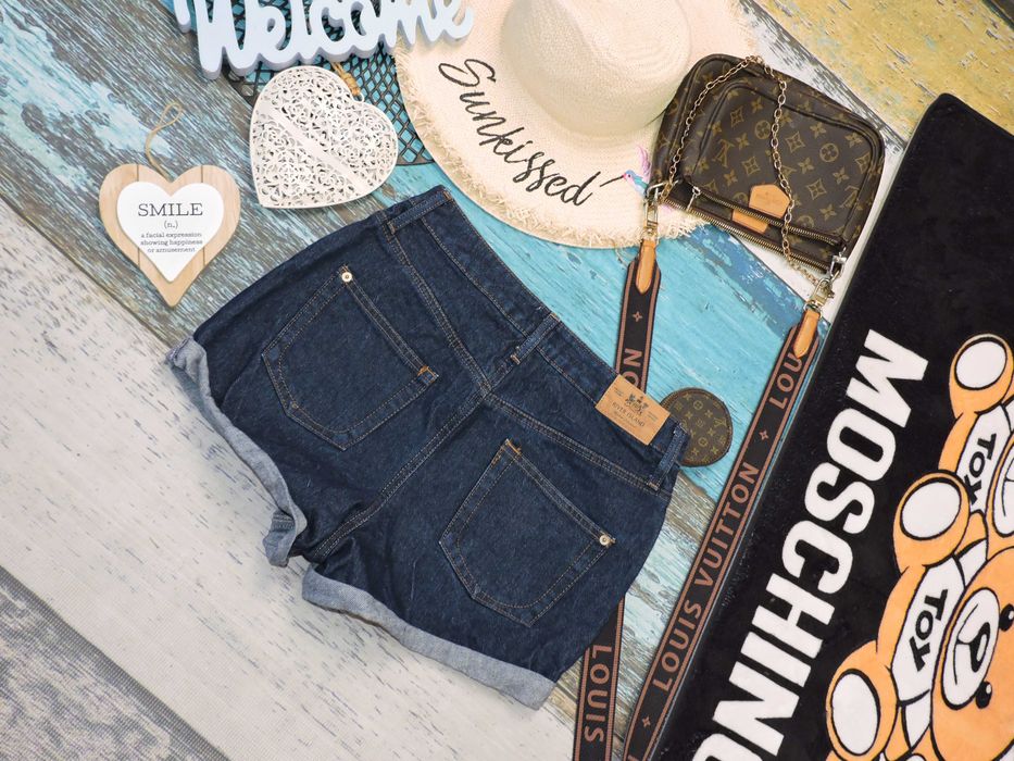 River Island Szorty denimowew jeans 38