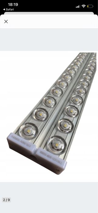 ŚWIETLÓWKA LED 120cm 72W ZIMNA Barwa Panel LED Oprawa Lampa Warsztatowa