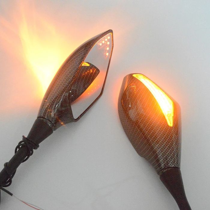 Зеркала на мотоцикл Honda CBR 600 1000 RR Suzuki GSXR с поворотниками