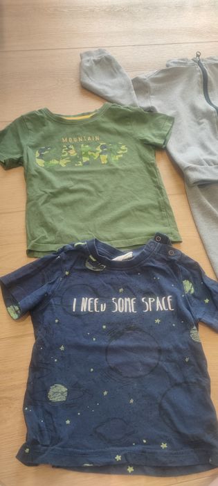 Dres Decathlon koszulki coccodrillo, h&m, 5 10 15