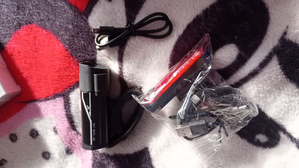 Światełka do roweru przód +tyl