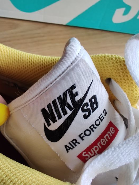 Buty, adidasy, trampki NIKE supreme AirForce2 SB AF2 LOW roz 43 27,5cm