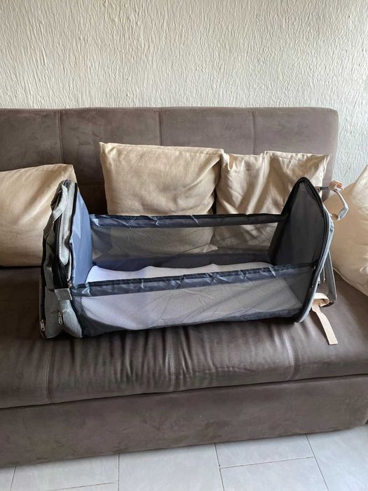 Mala de maternidade fraldário com porta USB