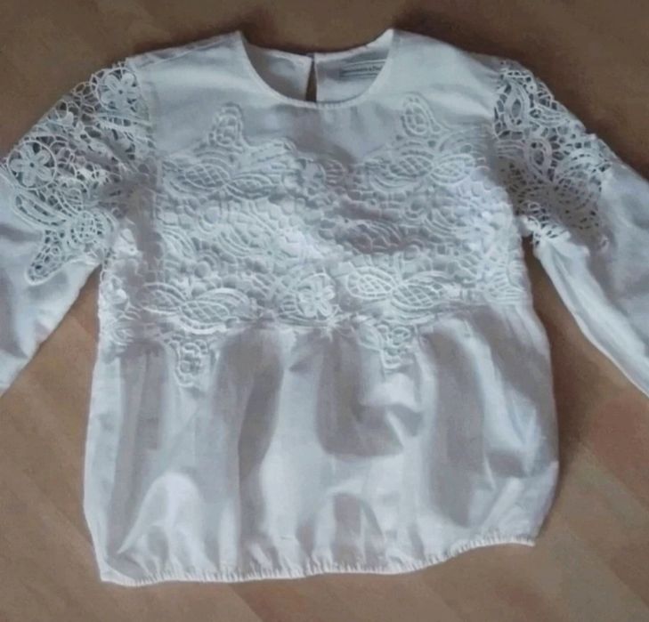 Bluzka z długim rękawem z haftem, Abercrombie, Xs