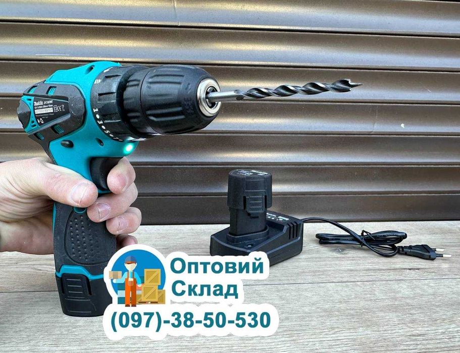 Якісний Акумуляторний Шуруповерт Makita DF330 Шурупокрут 12В/3А Макіта