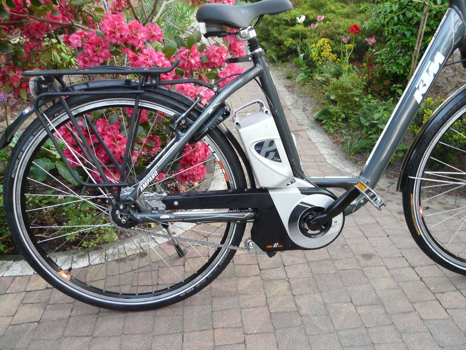 Rower elektryczny KTM Ampare eBike,17Ah, nożny,piękny Szwajcar