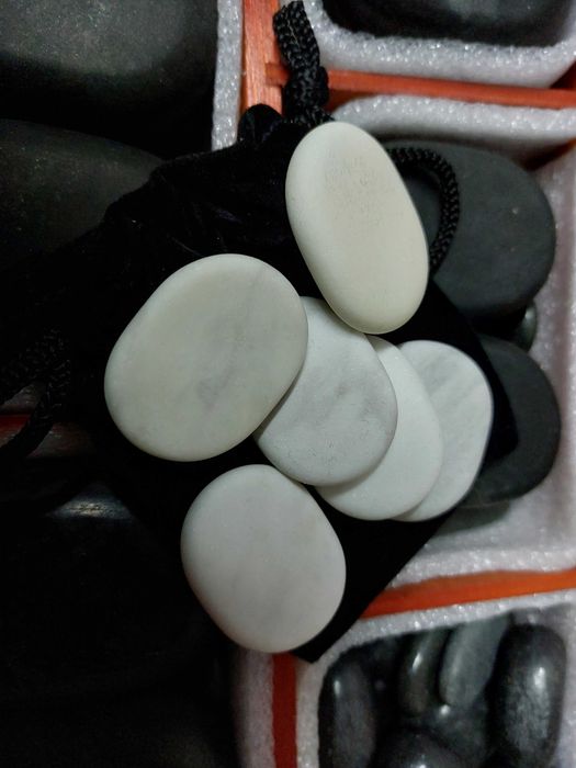 Conjunto kit Pedras Quentes - Massagens