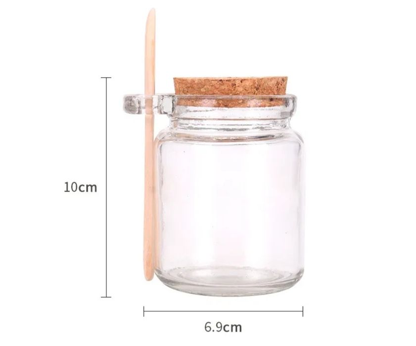 Frasco vidro com tampa de cortiça