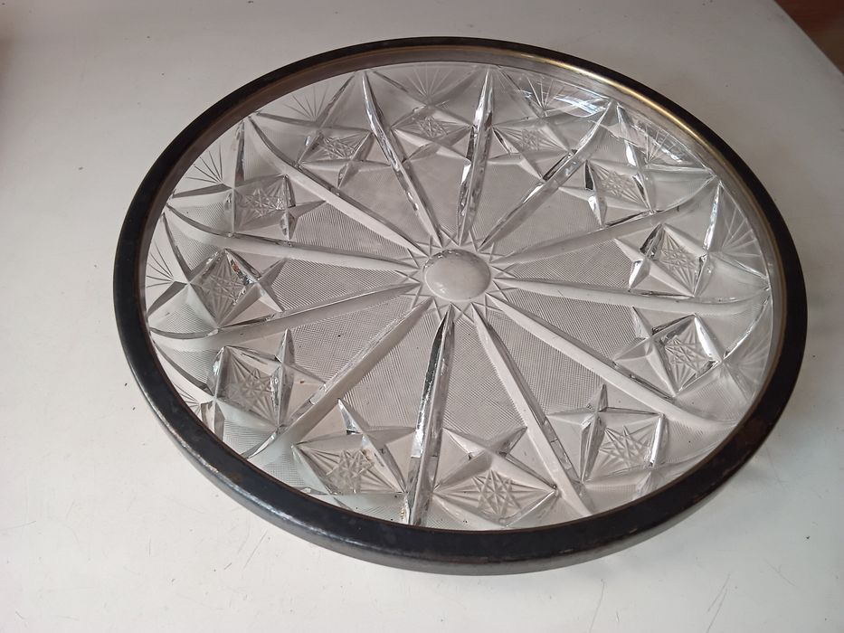 Patera Hefra kryształ  27 cm