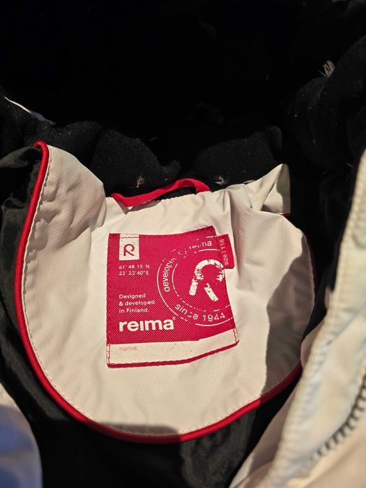 Komplet narciarski dla dziecka - kurtka 116, spodnie 122, rękawiczki