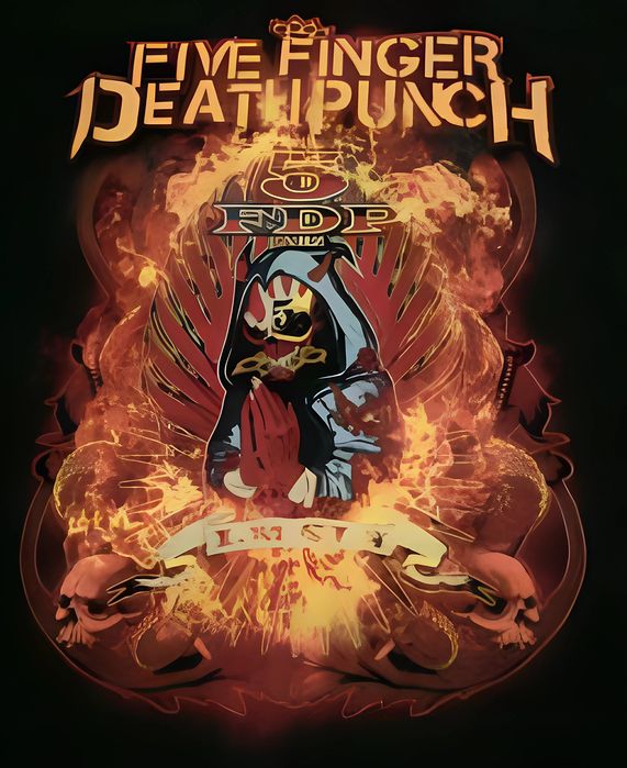 Five Finger Death Punch футболка коллекционная