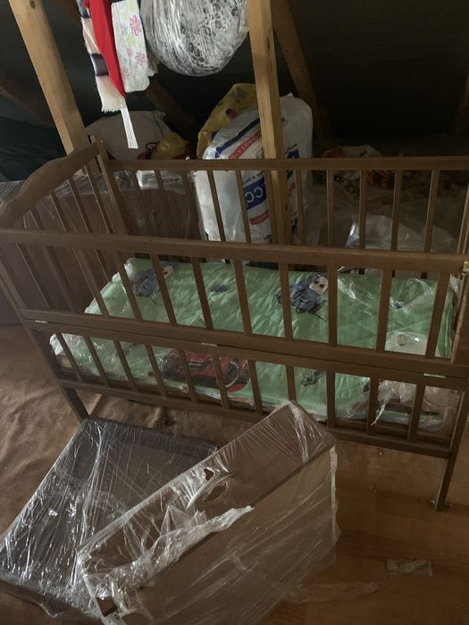 Ліжечко дитяче +матрас кокосовий