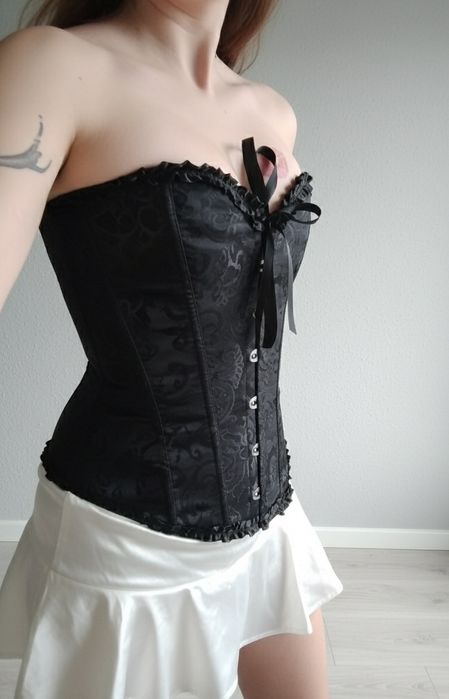 Gorset wiktoriański modelujący hatfki fiszbiny nowy