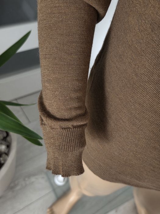 Nn07 męski sweter 100 % wool L