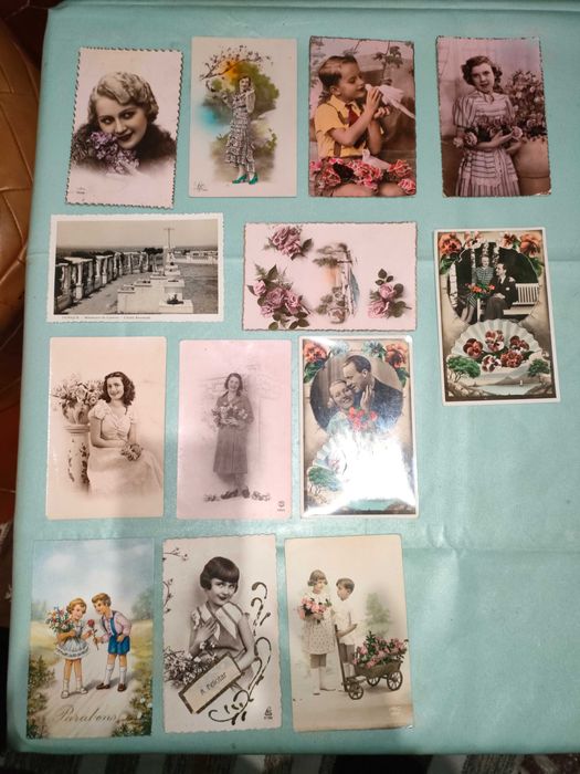 Vários postais antigos