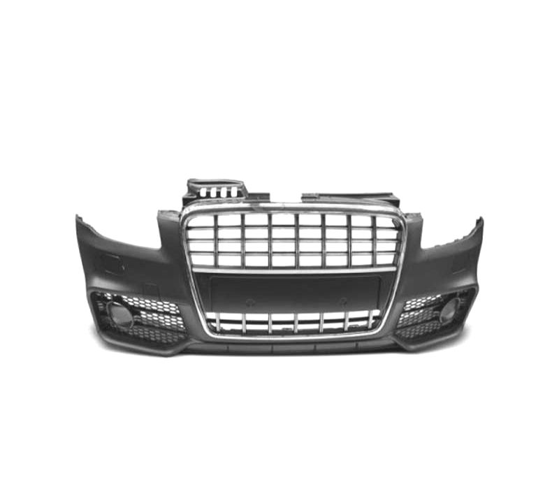 PARA-CHOQUES FRONTAL AUDI A4 B7 04-08 LOOK S LINE CROMADO PRETO