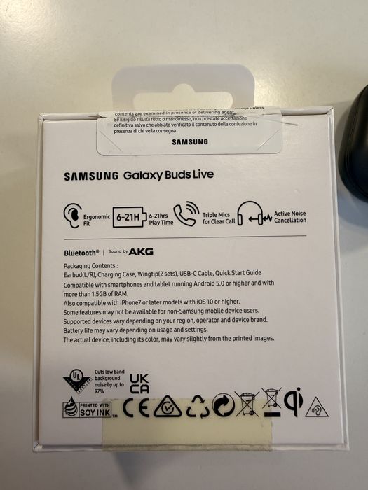 Słuchawki bezprzewodowe Samsung Galaxy Buds Live
