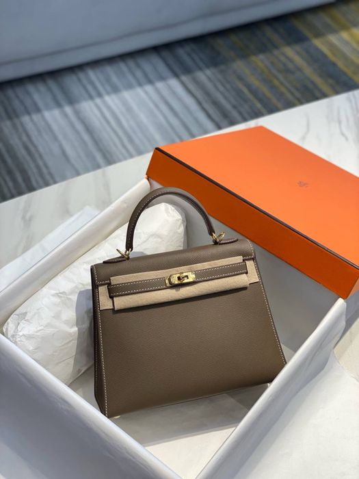Сумка Hermes Kelly 28 шкіра Epsom повний комплект бутика ручна робота