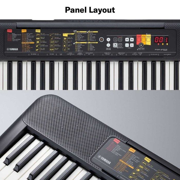 Yamaha PSR-F52 keyboard zasilacz statyw