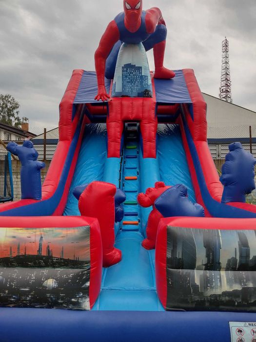 Dmuchaniec Spider-Man / WYNAJEM / duża zjeżdżalnia