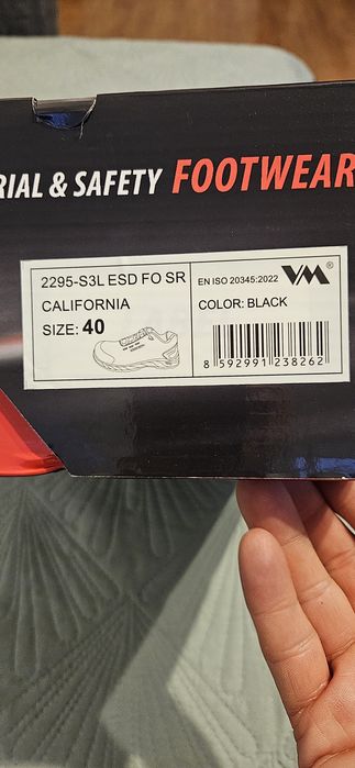 Buty robocze  bezpieczne VM California- S1P SRC ESD