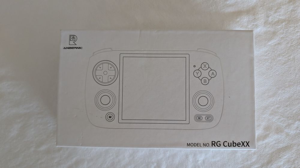 Anbernic RG CubeXX nova + cartão memória com jogos