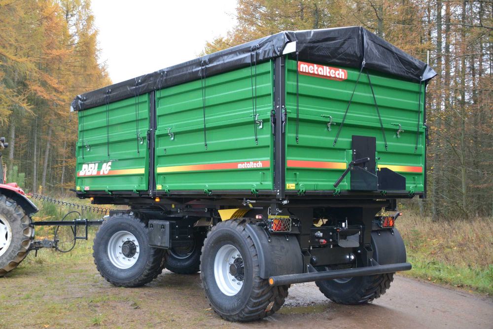 Przyczepa rolnicza burtowa wywrotka METAL-TECH DBL 16 ton 20 m3 XXL!