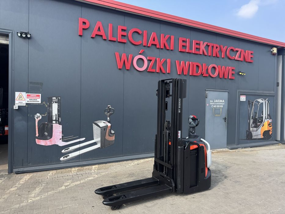 Paleciak elektryczny Toyota BT 420 cm 1200 kg 2016 r wózek elektryczny