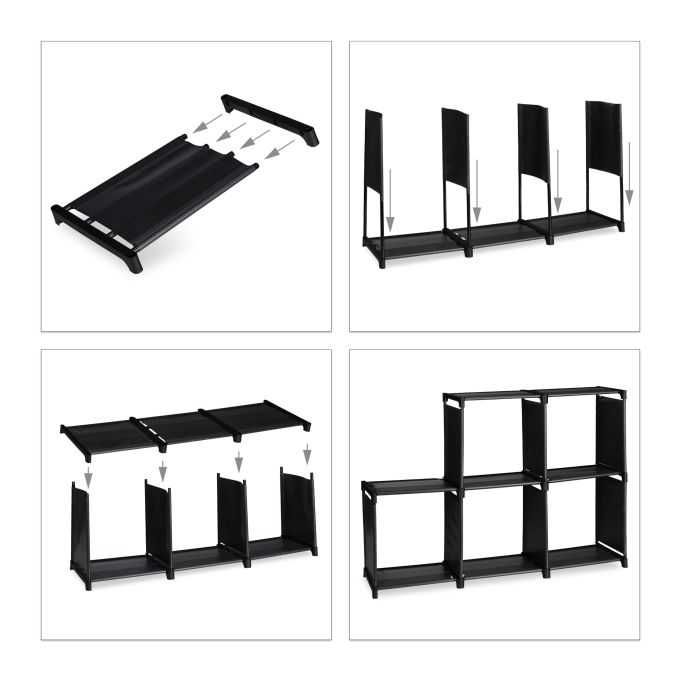 Półka schodkowa z 6 półkami Regał 109x106cm