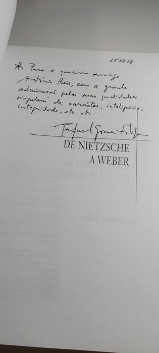 De Nietzsche a Weber, Hermenêutica de uma Afinidade Electiva