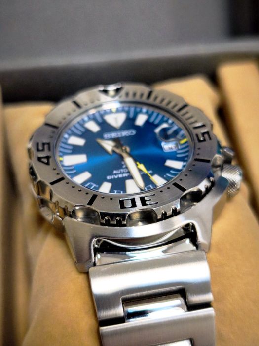 Relogio seiko Monster blue coral