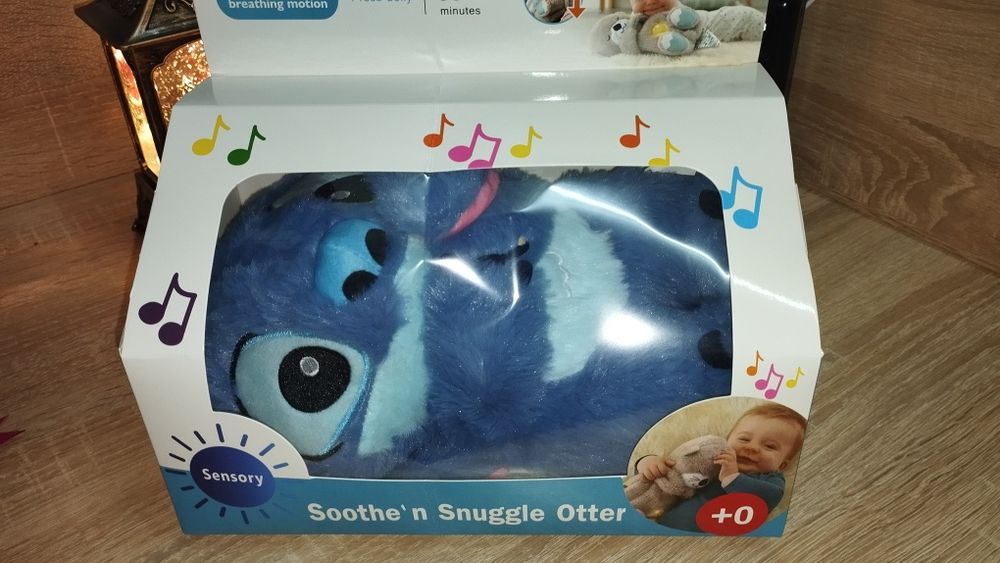 Игрушка спящий и дышащий Веселый Стич  35 см